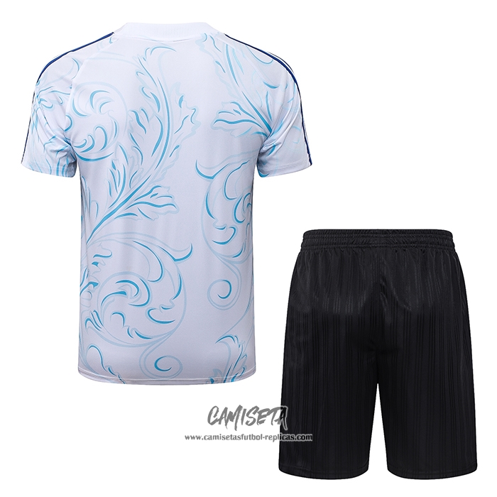 Chandal del Argentina 2026-2027 Manga Corta Blanco - Pantalon Corto